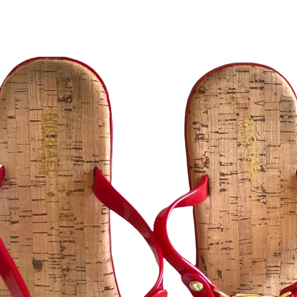 Michael Kors red plastic sandals - Picture 6 of 6